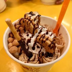 Reese's rolled ice cream.