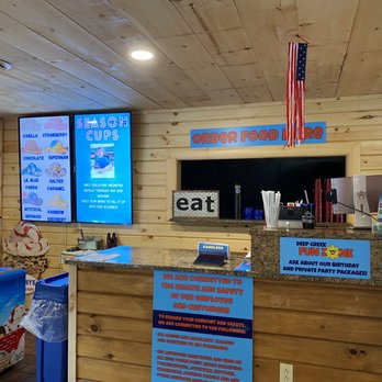 Deep Creek Funzone - Food Purchase Counter - Pizza Near Me - McHenry, Maryland