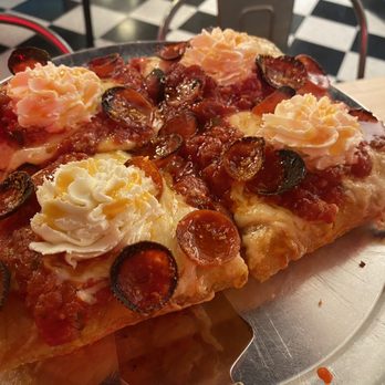 Dough Counter - Hot Honey & Pepperoni Gluten Free Pizza!! Sooo Good!!! - Pizza Near Me - Denver, Colorado