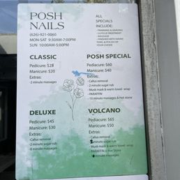 Exterior outside entrance of Posh Nails - Posh Nails: Classic, Posh Special, Deluxe, Volcano - Sierra Madre, California Exterior outside entrance of Posh Nails - Posh Nails: Classic, Posh Special, Deluxe, Volcano - Sierra Madre, California