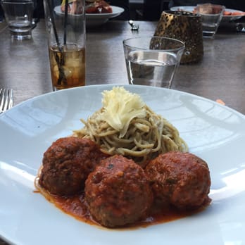 Glowbal - Delicious truffle spaghetti and meatballs - Canadian (New) Near Me - Vancouver, British Columbia Glowbal - Delicious truffle spaghetti and meatballs - Canadian (New) Near Me - Vancouver, British Columbia