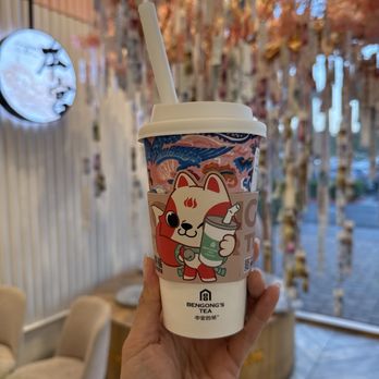 BenGong's Tea - Jasmine green tea with tea cube topping - Coffee & Tea Near Me - Irvine, California BenGong's Tea - Jasmine green tea with tea cube topping - Coffee & Tea Near Me - Irvine, California