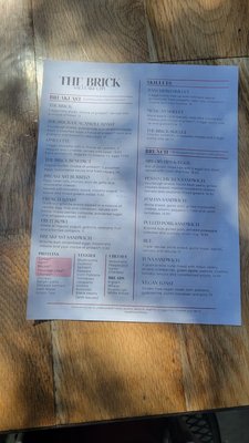 Menu photo 1 The Brick Salt Lake City, UT Menu photo 1 The Brick Salt Lake City, UT