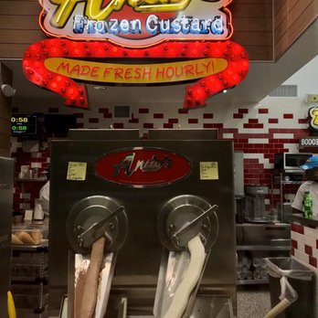 Andy's Frozen Custard - Watching how the custard is made - Ice Cream & Frozen Yogurt Near Me - Fort Worth, Texas