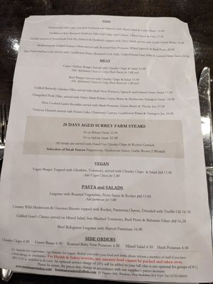 Menu photo 2 The Boatman Windsor, WNM