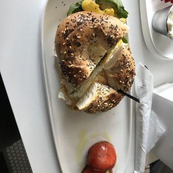 Proper Bagel - Avocado and egg on everything bagel - Bagels Near Me - Nashville, Tennessee Proper Bagel - Avocado and egg on everything bagel - Bagels Near Me - Nashville, Tennessee