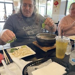 The all ingredient Pho soup