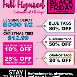 Full Figured Consignment & Boutique - Black Friday Ad
