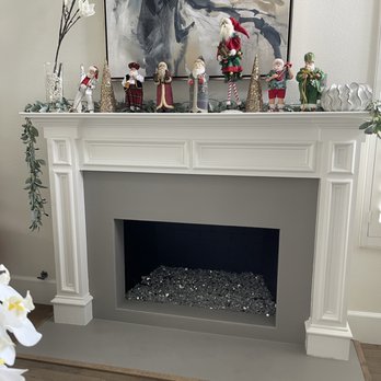 Canyon Fireplace - Living Room Glass Rocks - Fireplace Services Near Me - Orange, California Canyon Fireplace - Living Room Glass Rocks - Fireplace Services Near Me - Orange, California