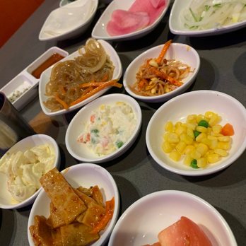 Mr BBQ - Side dishes galore... - Korean Near Me - Fullerton, California Mr BBQ - Side dishes galore... - Korean Near Me - Fullerton, California