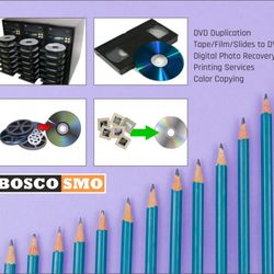 BOSCOSMO LLC - DVD duplication, Tape/Film/Slides to DVD conversion, Digital photos recovery