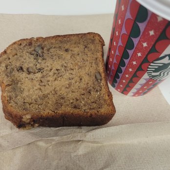 Starbucks - Banana  Bread with Toasted white chocolate mocha. - Coffee & Tea Near Me - Williamsville, New York