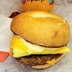 McDonald's - Shake Hands with Steak, Egg & Cheese Bagel!! This One's For Dawne F., Cause She ROCKS!!