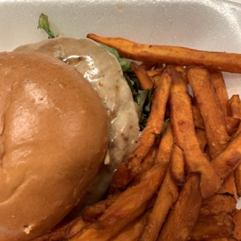 Ty's Burger House - Turkey burger and sweet potato fries - Burgers Near Me - Oceanside, California