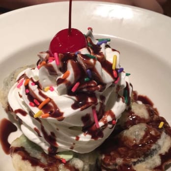 Kawa Sushi - Fried Oreos with green tea cream YUM - Sushi Bars Near Me - Massapequa, New York