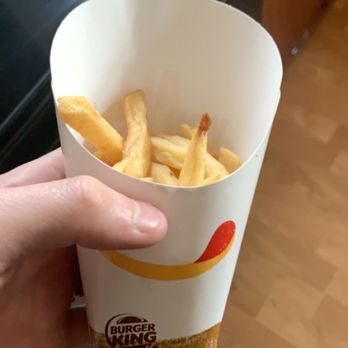 Burger King - Asked for a large French fries in the drive thru and came home to my fries being cut short. Thanks. - Burgers Near Me - Harlan, Iowa Burger King - Asked for a large French fries in the drive thru and came home to my fries being cut short. Thanks. - Burgers Near Me - Harlan, Iowa