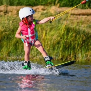 Imondi Wake Zone - Grom girl wakeboarding - Water Parks Near Me - Fruita, Colorado