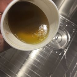 Benjie's Jamaican Restaurant - Oxtail gravy ... all oil !