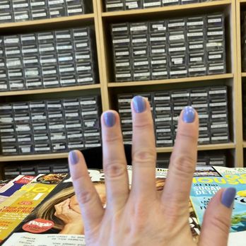 Cuticle Corner - I love the job.  Also note These are little cubbies for a personal nail files/nail stuff. It's only used on - Nail Salons Near Me - Langhorne, Pennsylvania