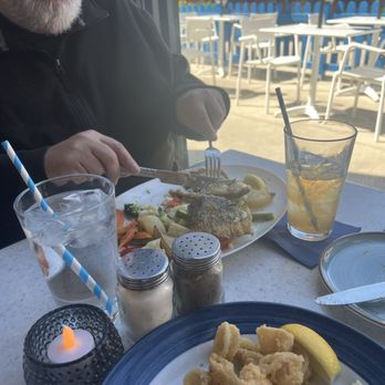 Our Mom Eugenia - Mosaic - Bronzino and calamari. - Greek Near Me - Fairfax, Virginia