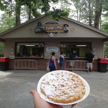 Knoebels Amusement Resort - Funnel cake. Perfect, fluffy, sugared cake. Mmmmmmm - Amusement Parks Near Me - Elysburg, Pennsylvania Knoebels Amusement Resort - Funnel cake. Perfect, fluffy, sugared cake. Mmmmmmm - Amusement Parks Near Me - Elysburg, Pennsylvania