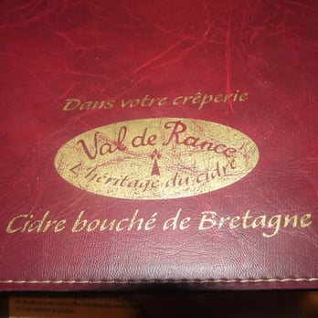 A l'Etoile d'Or - Front of the menu - Creperies Near Me - Paris, 75