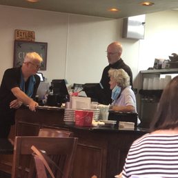 No masks. And they serve food. Not cool, George. No masks. And they serve food. Not cool, George.
