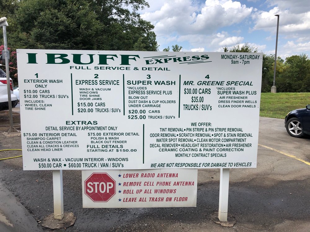IBUFF EXPRESS FULL SERVICE CAR WASH Updated August 2024 922