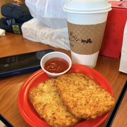 Hash browns 2 per order. Hash browns 2 per order.