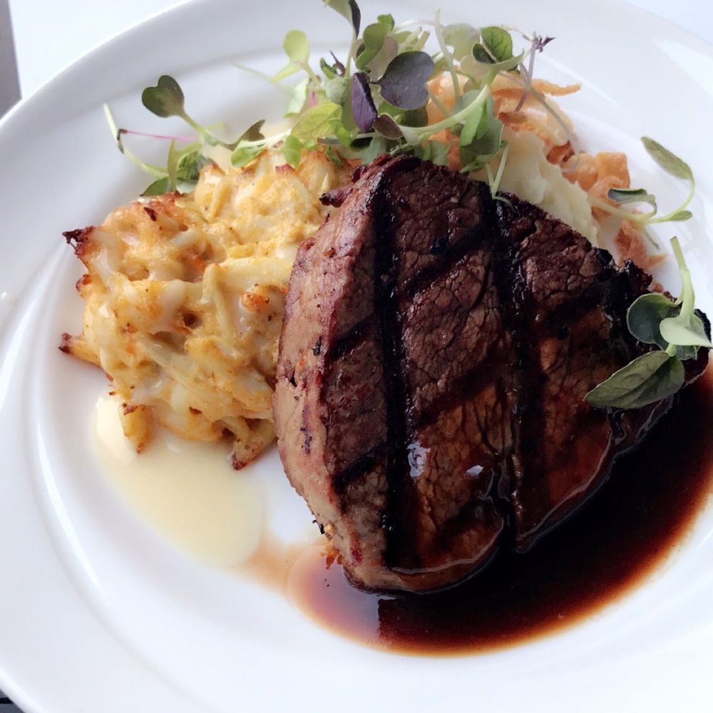 Water's Edge Events Center - (Wedding tasting size!!!) beef filet mignon & crab cake - Seafood Near Me - Belcamp, Maryland