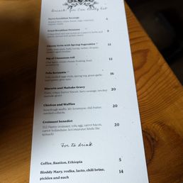Mother's Day brunch menu. Mother's Day brunch menu.
