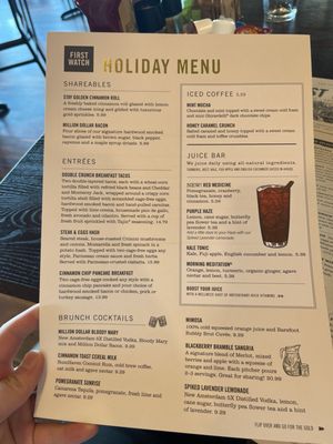 Menu photo 5 First Watch Phoenix, AZ