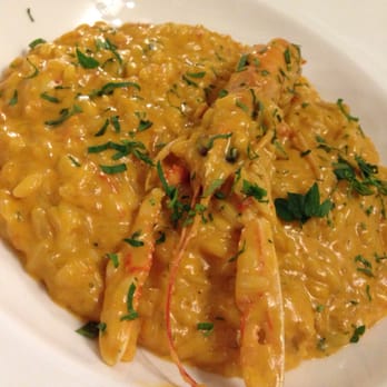 Ai Cacciatori - Shrimp risotto. Creamy.  A bit salty. - Italian Near Me - Venice, VE