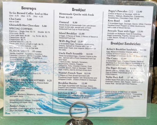 Menu photo 5 Venice Island Coffee Cafe Venice, FL Menu photo 5 Venice Island Coffee Cafe Venice, FL