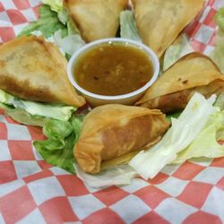 Wing House - Samosas with Pineapple Chutney