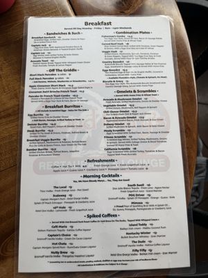 Menu photo 6 Proud Mary's Restaurant Dana Point, CA