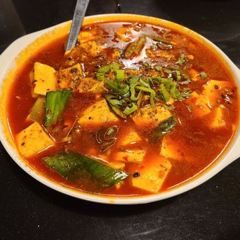 Chengdu Taste - Ma Po Tofu with Minced Pork - their signature dish & it is outstanding! - Szechuan Near Me - Providence, Rhode Island