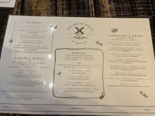 Menu photo 2 The Bread House & Granary Albany, GA Menu photo 2 The Bread House & Granary Albany, GA