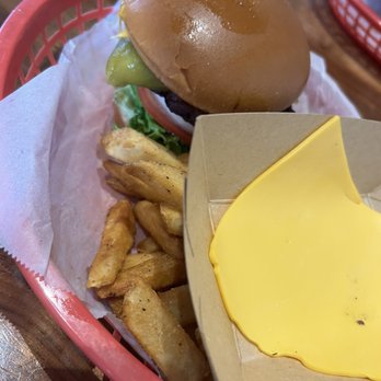 Duke's Beach Grill - I asked for American cheese instead of Swiss cheese on burger. This is how they brought it. - Bars Near Me - Ventura, California Duke's Beach Grill - I asked for American cheese instead of Swiss cheese on burger. This is how they brought it. - Bars Near Me - Ventura, California