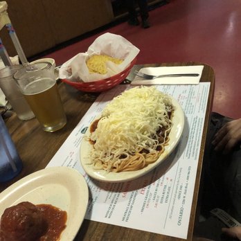 Vince's Spaghetti - The huge meatball!!! - Italian Near Me - Rancho Cucamonga, California Vince's Spaghetti - The huge meatball!!! - Italian Near Me - Rancho Cucamonga, California