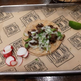 One Night Taco Stand - Carne Asada street taco, Mexican style - Tacos Near Me - Jacksonville, Florida One Night Taco Stand - Carne Asada street taco, Mexican style - Tacos Near Me - Jacksonville, Florida