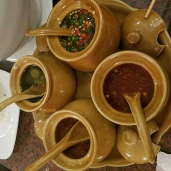 Thai Chili - Lots of yummy hot sauces! - Thai Near Me - Orange, California Thai Chili - Lots of yummy hot sauces! - Thai Near Me - Orange, California