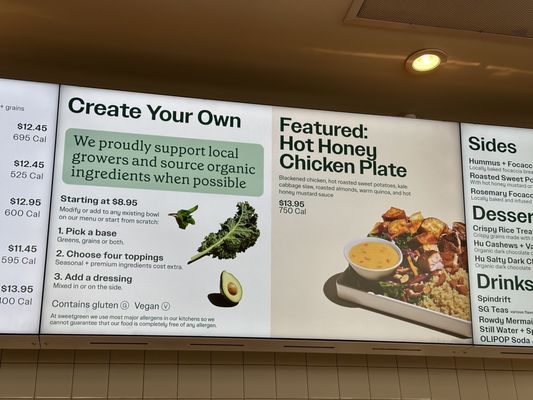 Menu photo 8 sweetgreen - Healthy Salads, Wraps, and Bowls Dallas, TX Menu photo 8 sweetgreen - Healthy Salads, Wraps, and Bowls Dallas, TX