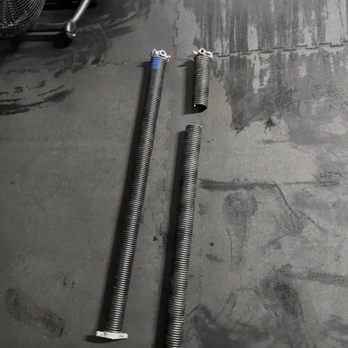 Apex Garage Door Solutions - Broken Spring Compared to Good Spring - Garage Door Services Near Me Apex Garage Door Solutions - Broken Spring Compared to Good Spring - Garage Door Services Near Me