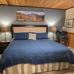 The Raspberry Ridge Cafe & Inn - Room # 2.  So comfortable!