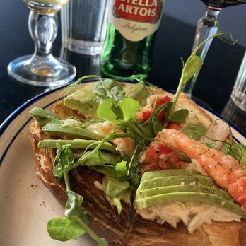 Hannon’s Block - King crab leg toast - Salad Near Me - Toledo, Ohio