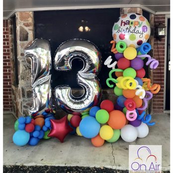 On Air Balloon Art - EXTRA large marquee style birthday celebration - Balloon Services Near Me On Air Balloon Art - EXTRA large marquee style birthday celebration - Balloon Services Near Me