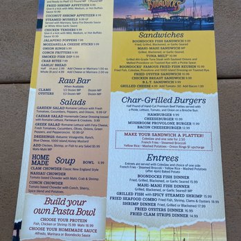 Boondocks Restaurant - menu - Seafood Near Me - Port Orange, Florida Boondocks Restaurant - menu - Seafood Near Me - Port Orange, Florida