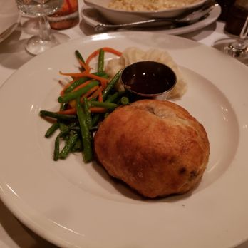 Hy's Steak House - My well done Beef Wellington that the waiter took after I cut into it before I could take a photo - Steakhouses Near Me - Honolulu, Hawaii
