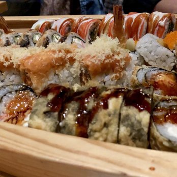 Hiro 88 - 9 rolls on a boat - Sushi Bars Near Me - Omaha, Nebraska Hiro 88 - 9 rolls on a boat - Sushi Bars Near Me - Omaha, Nebraska